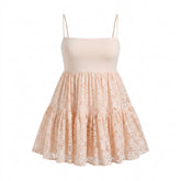 Lace Pirouette Babydoll Dress