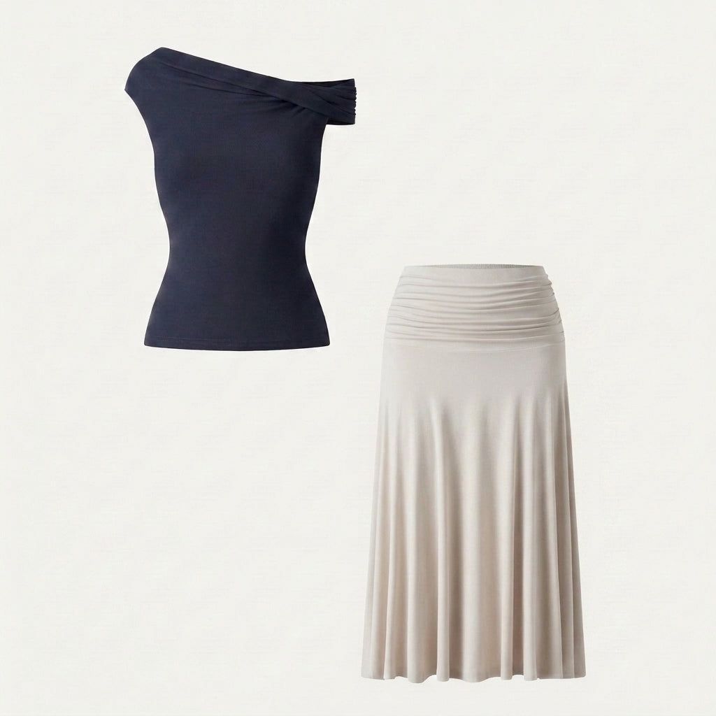 2-Piece Matching Skirt Set
