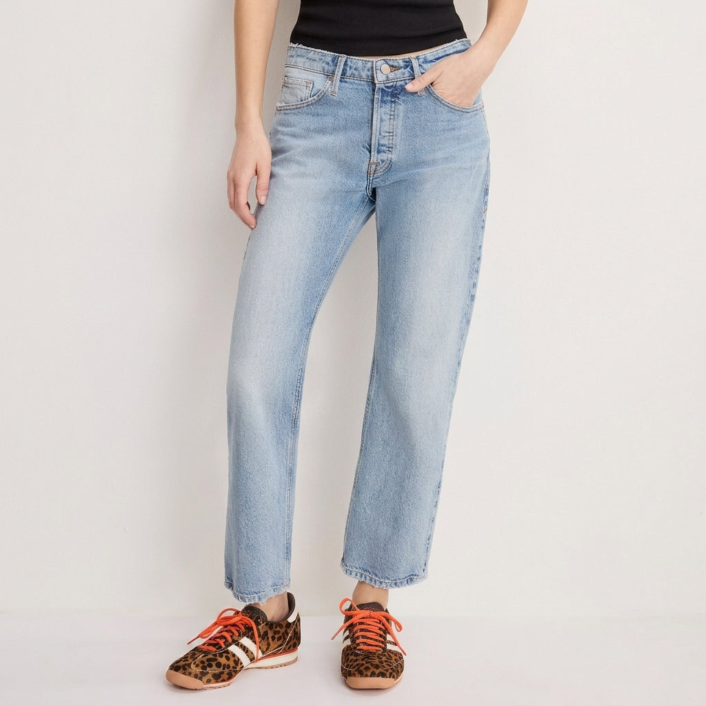 Straight Ankle Jeans