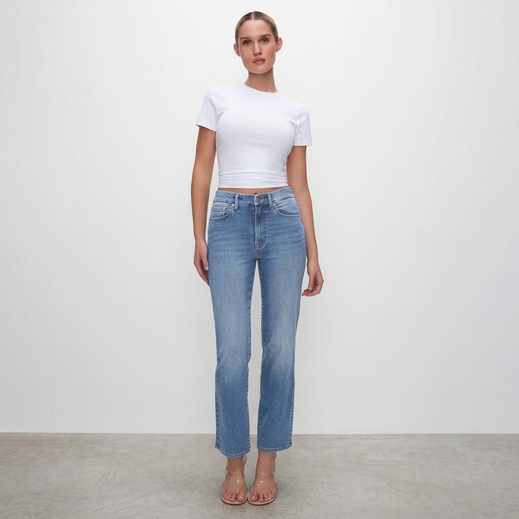 Always Fits Legs Straight Jeans