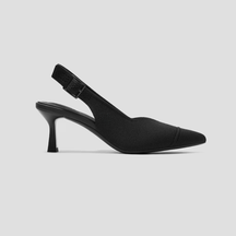 Pointed-Toe Slingback Heels