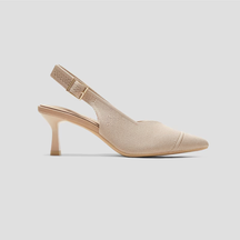 Pointed-Toe Slingback Heels